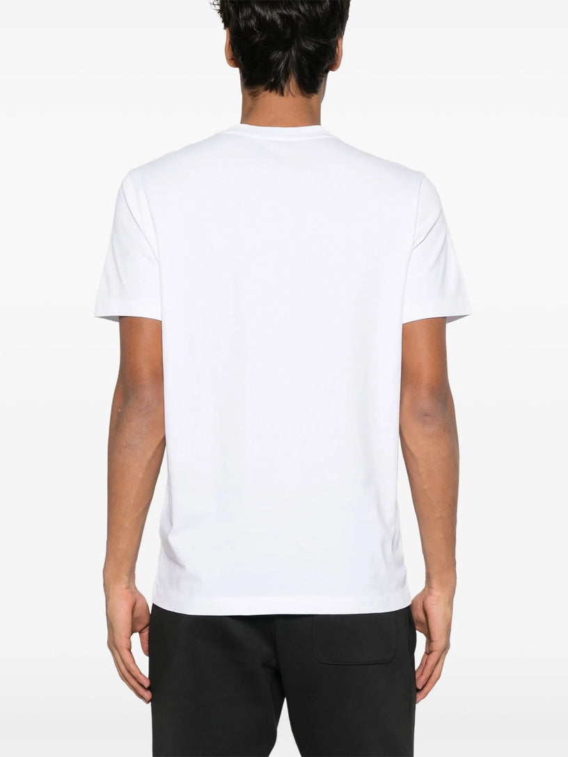 Flocked logo t-shirt