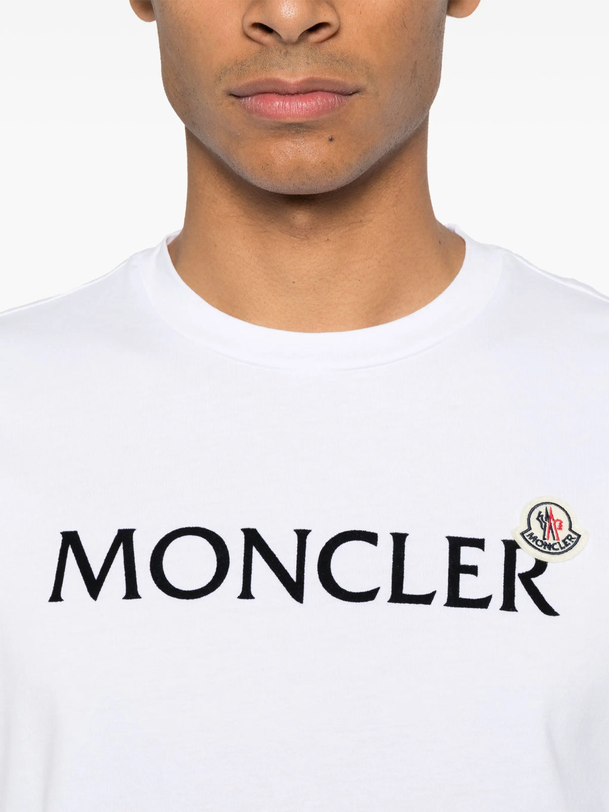 Flocked logo t-shirt