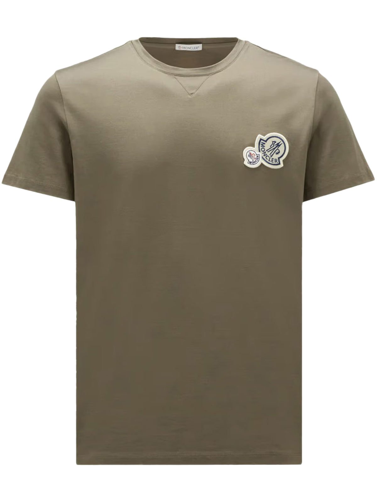 Double logo patch T-shirt