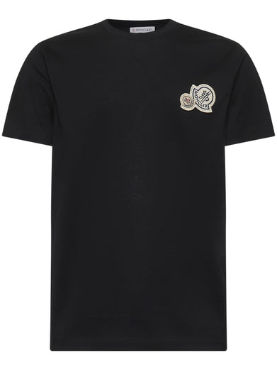 Double logo patch T-shirt