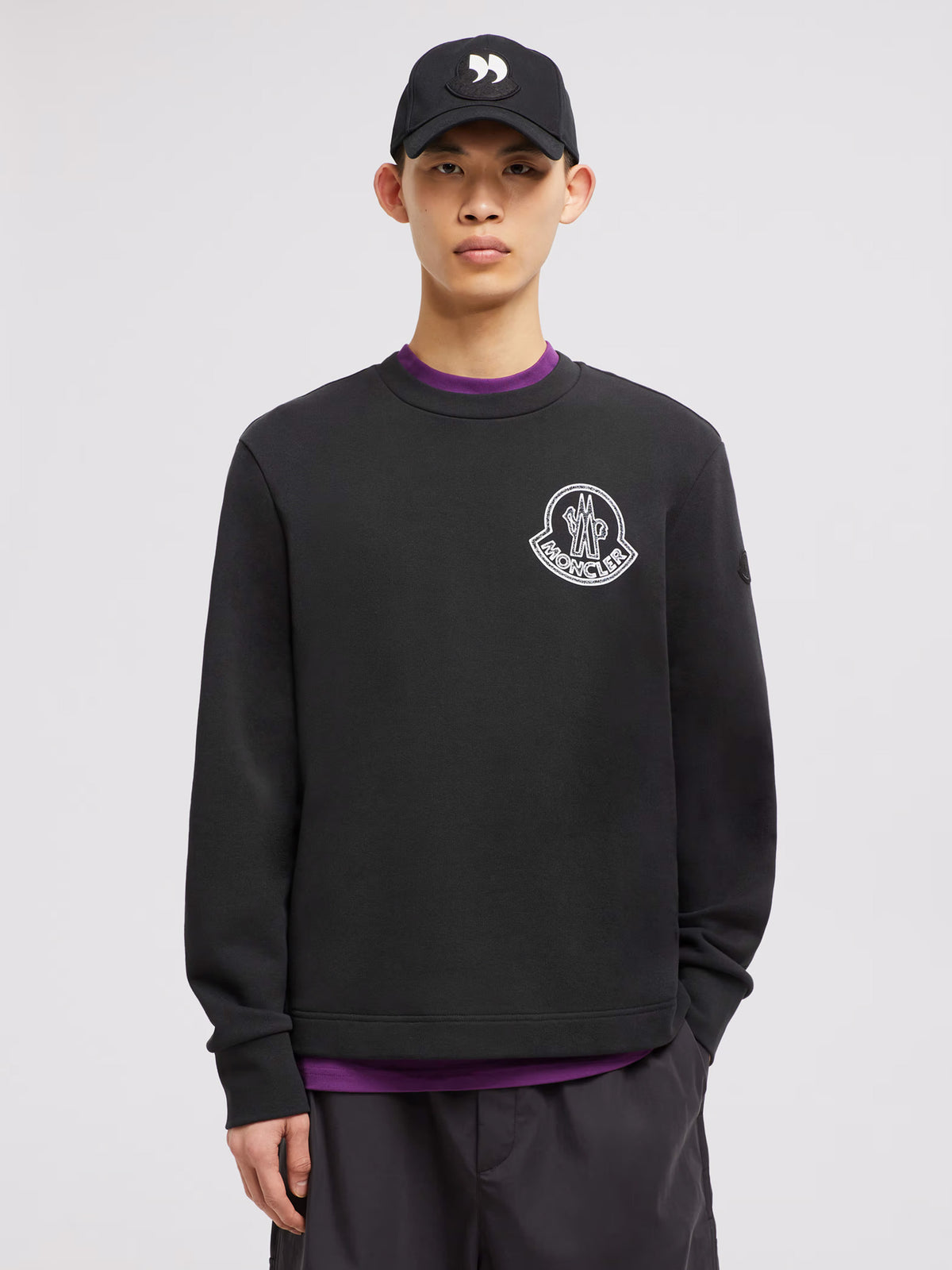 Cotton sweatshirt with logo