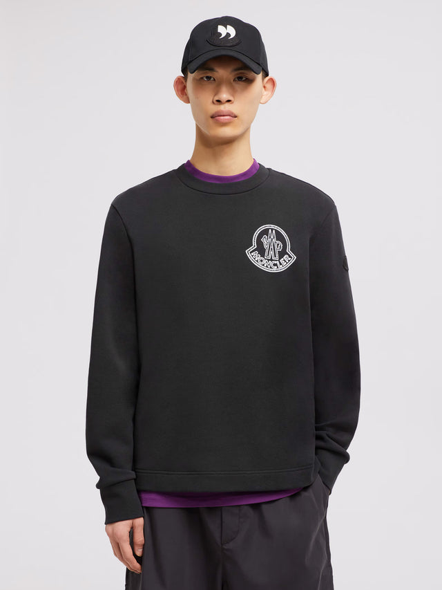 Cotton sweatshirt with logo