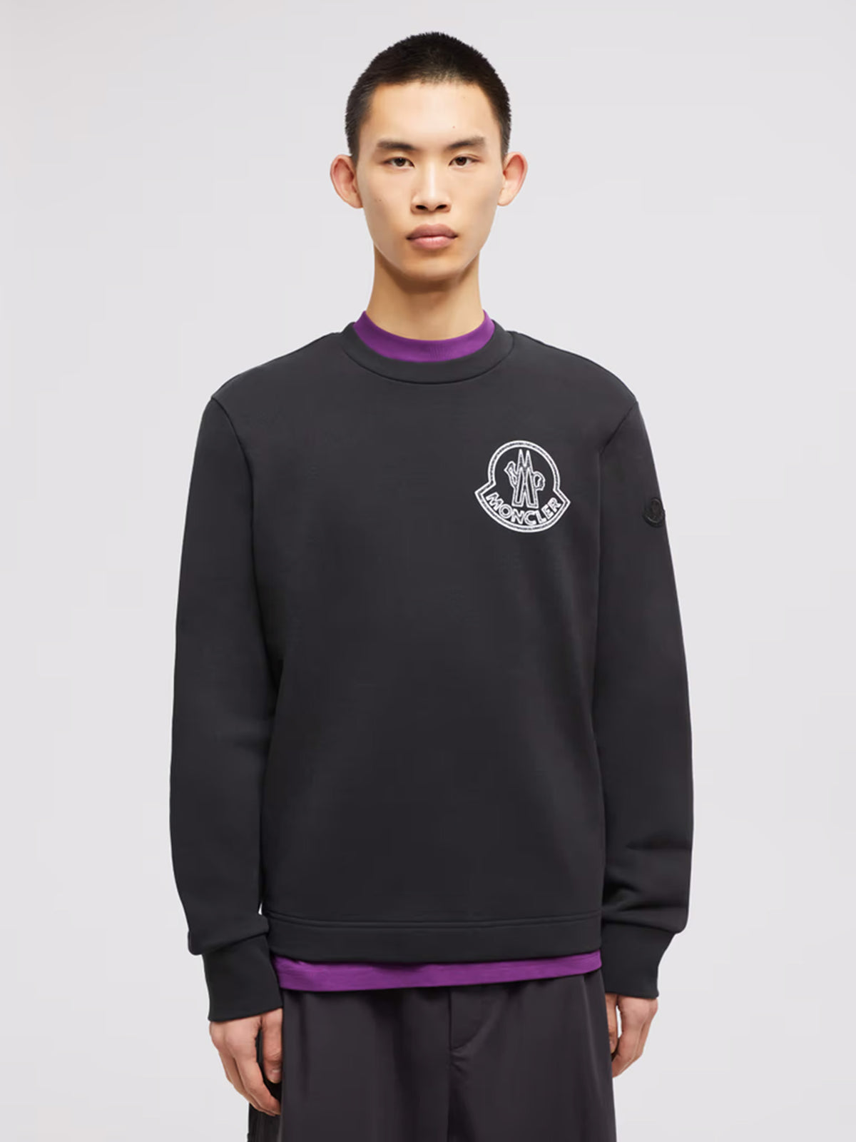 Cotton sweatshirt with logo
