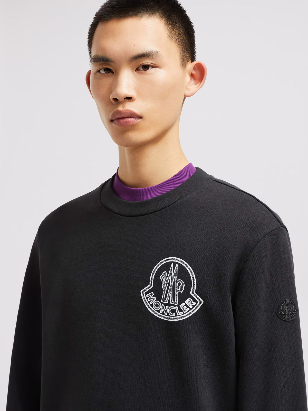 Cotton sweatshirt with logo