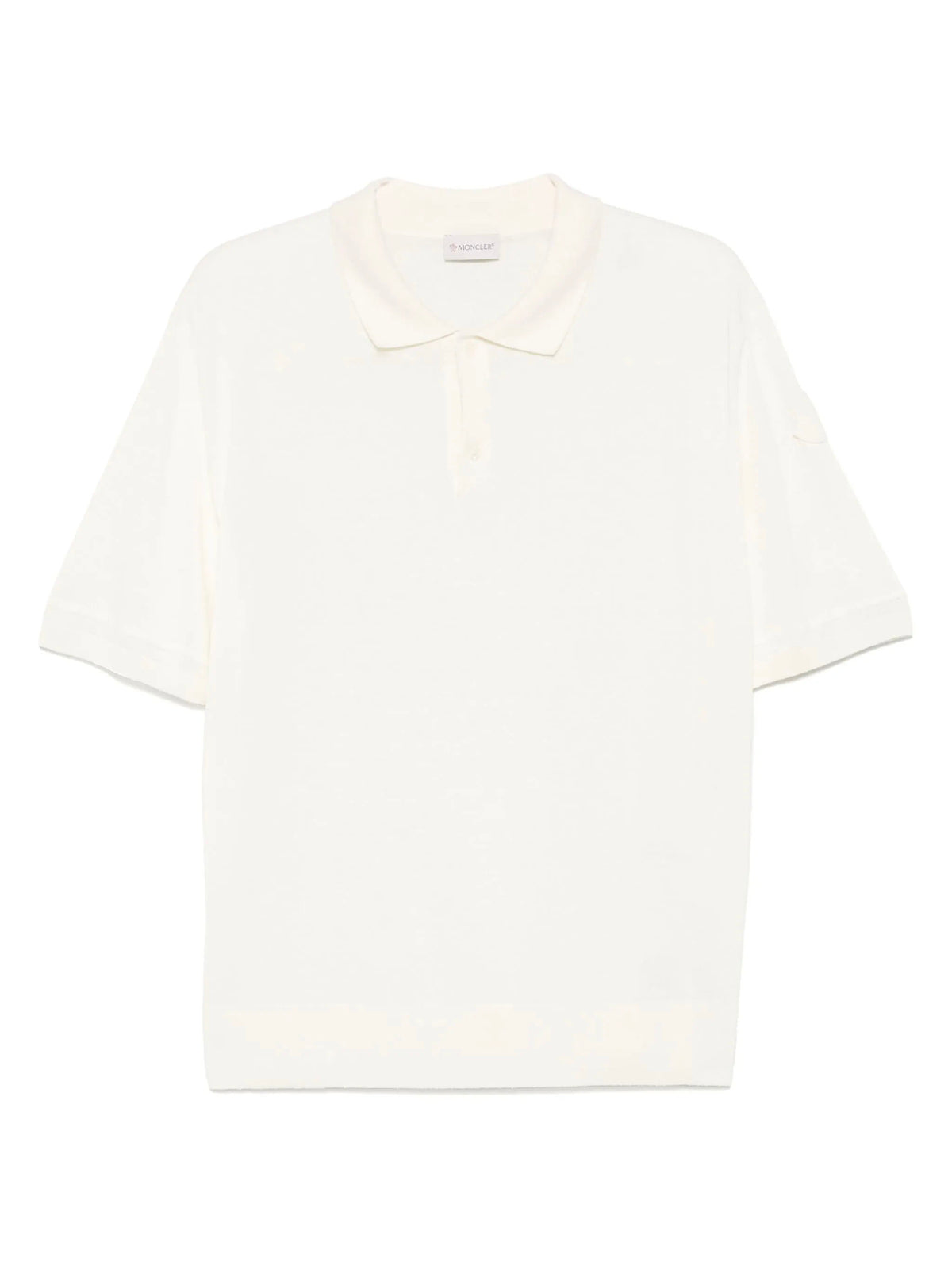 Knit polo shirt