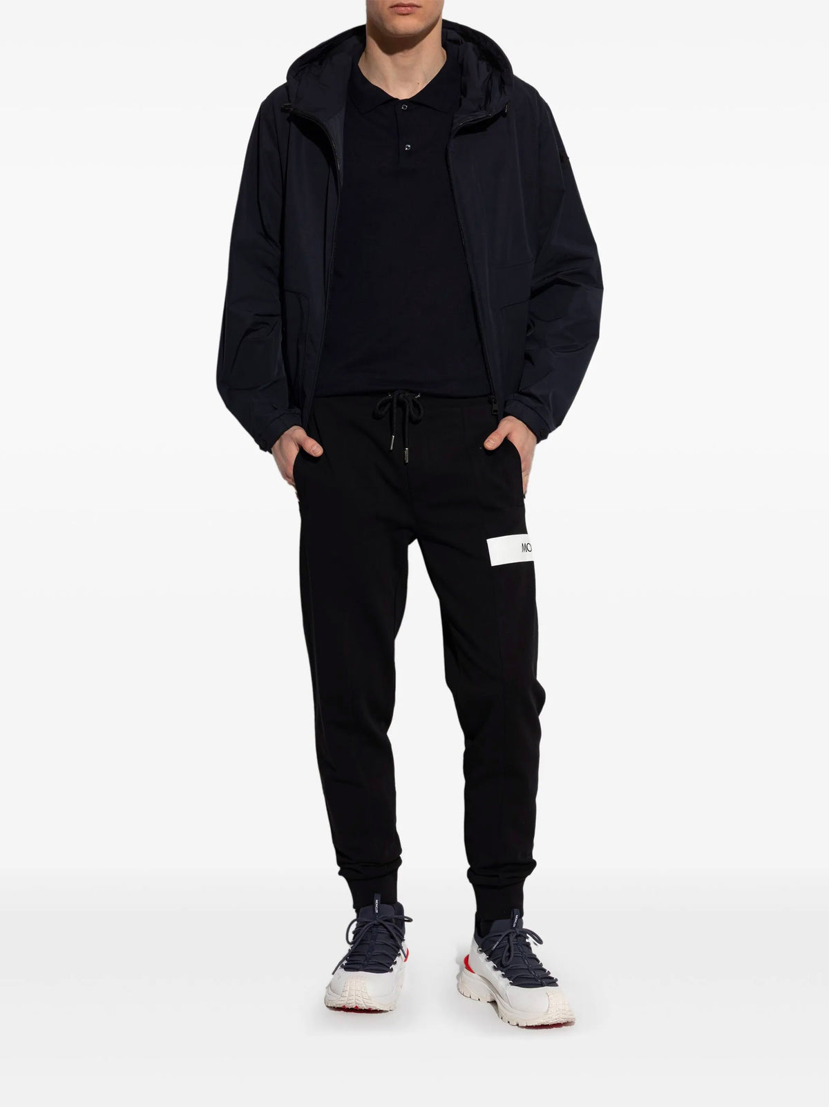 Knit polo shirt