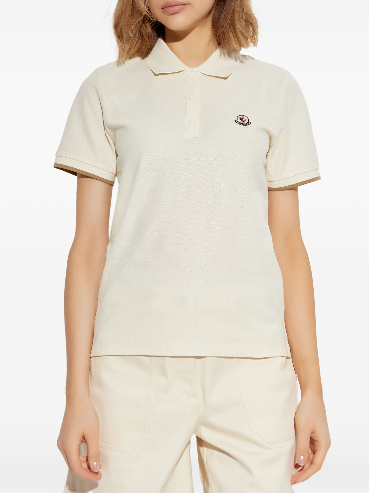Logo Patch Polo Shirt