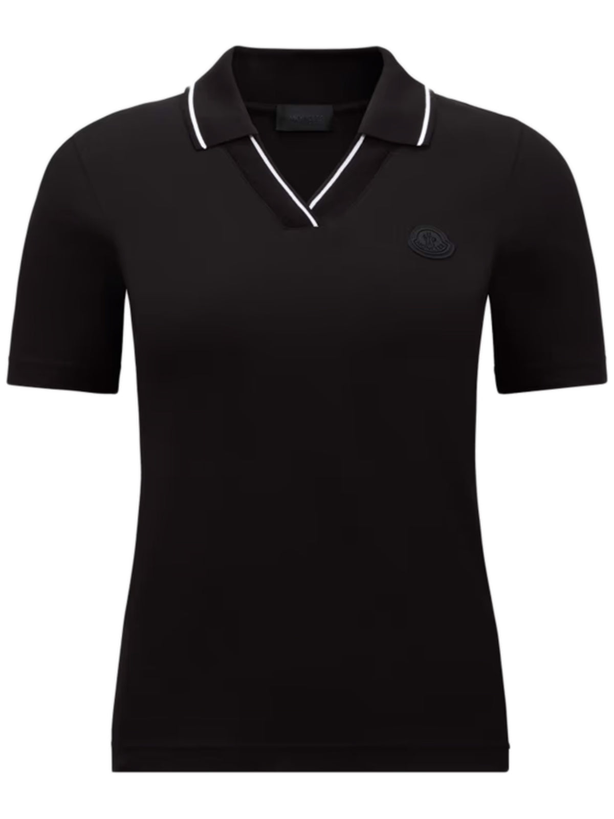 Logo patch polo shirt