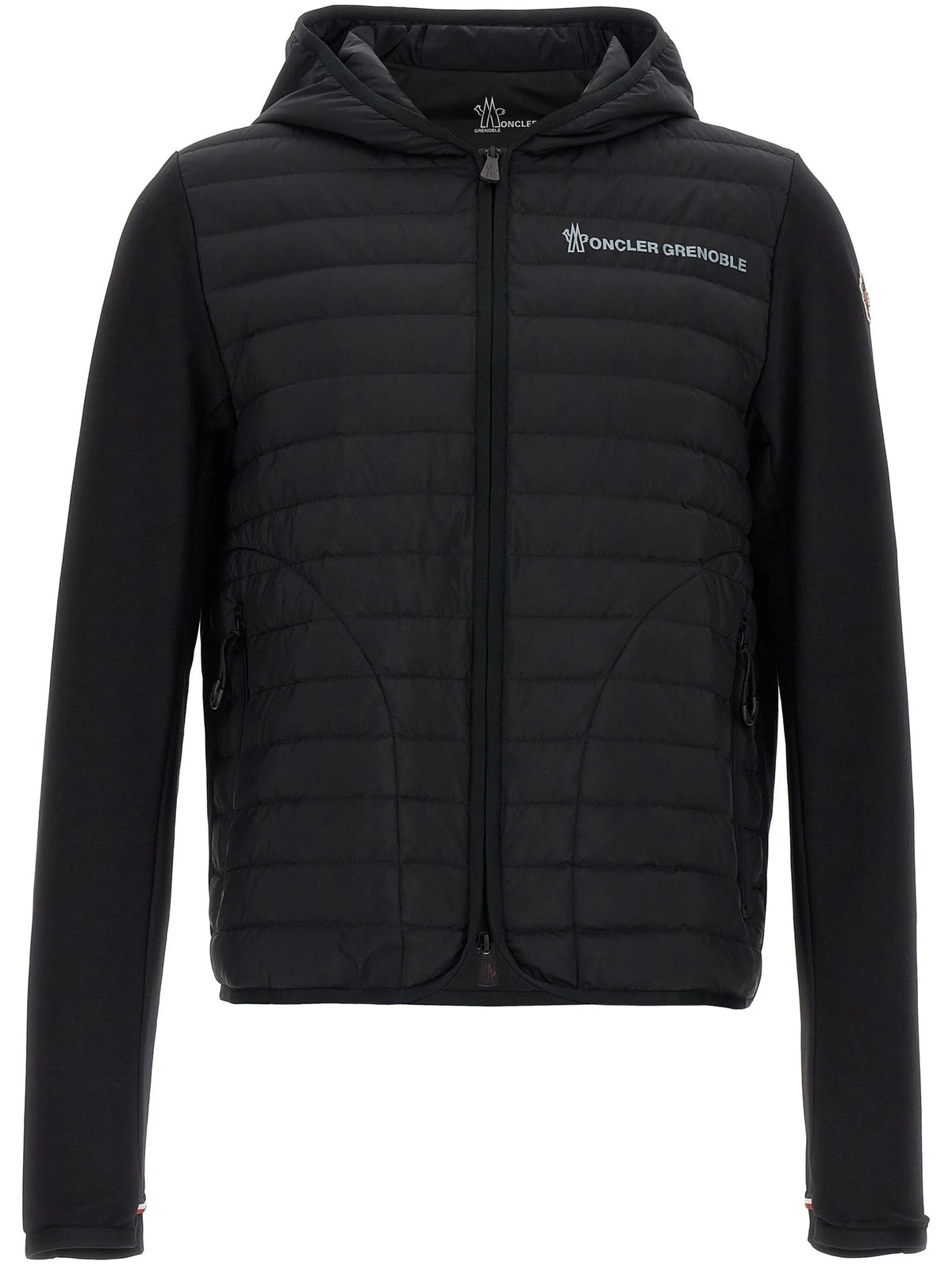 Padded Cotton Zip-Up Hoodie