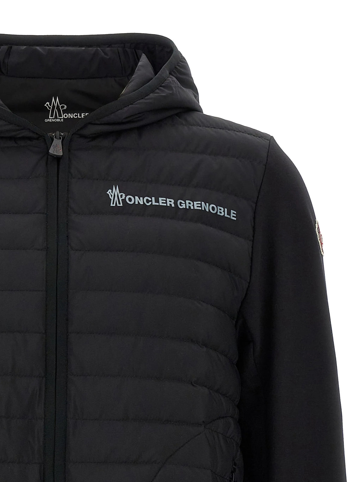 Padded Cotton Zip-Up Hoodie