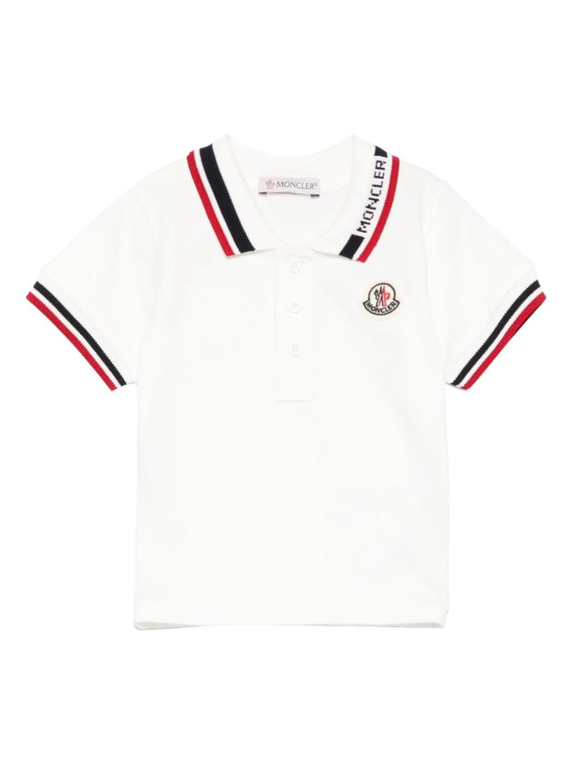 Cotton polo shirt with logo