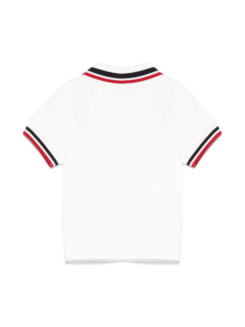 Cotton polo shirt with logo