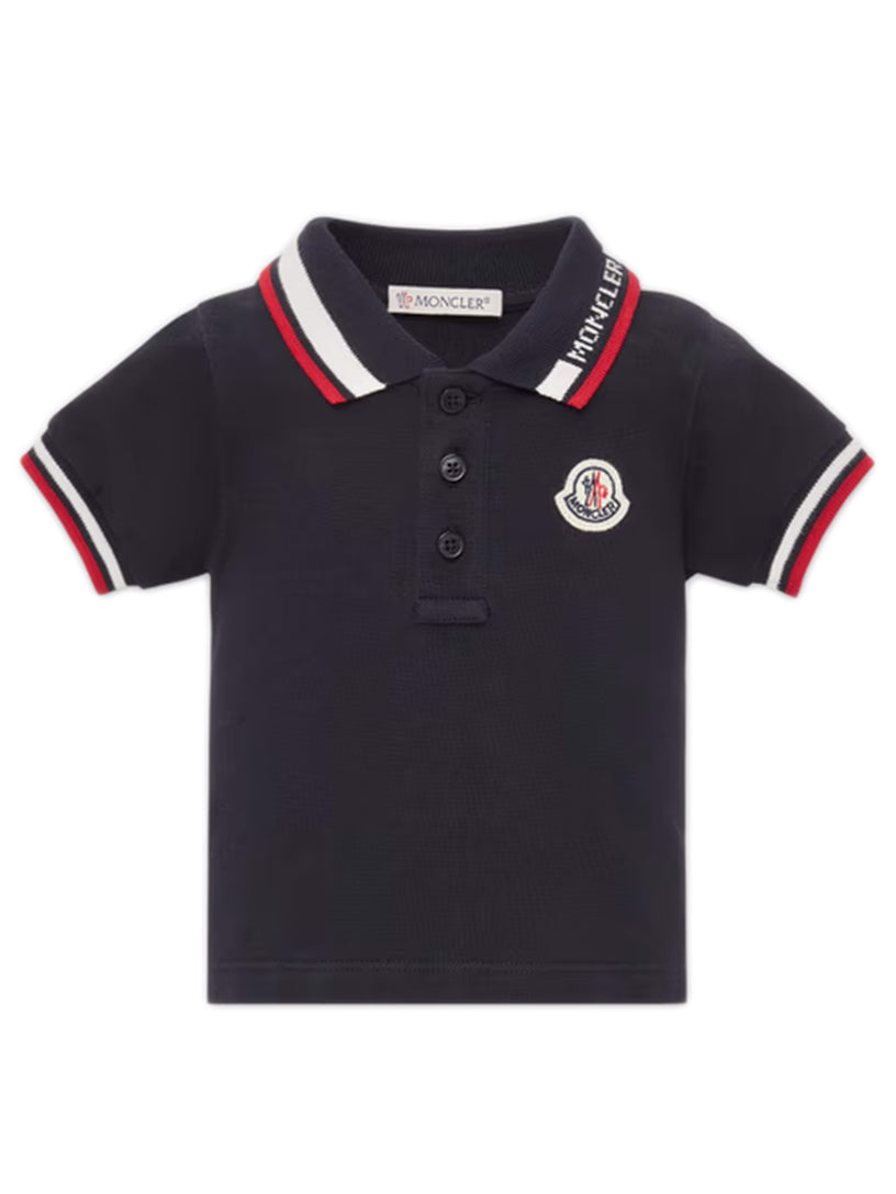 Cotton polo shirt with logo
