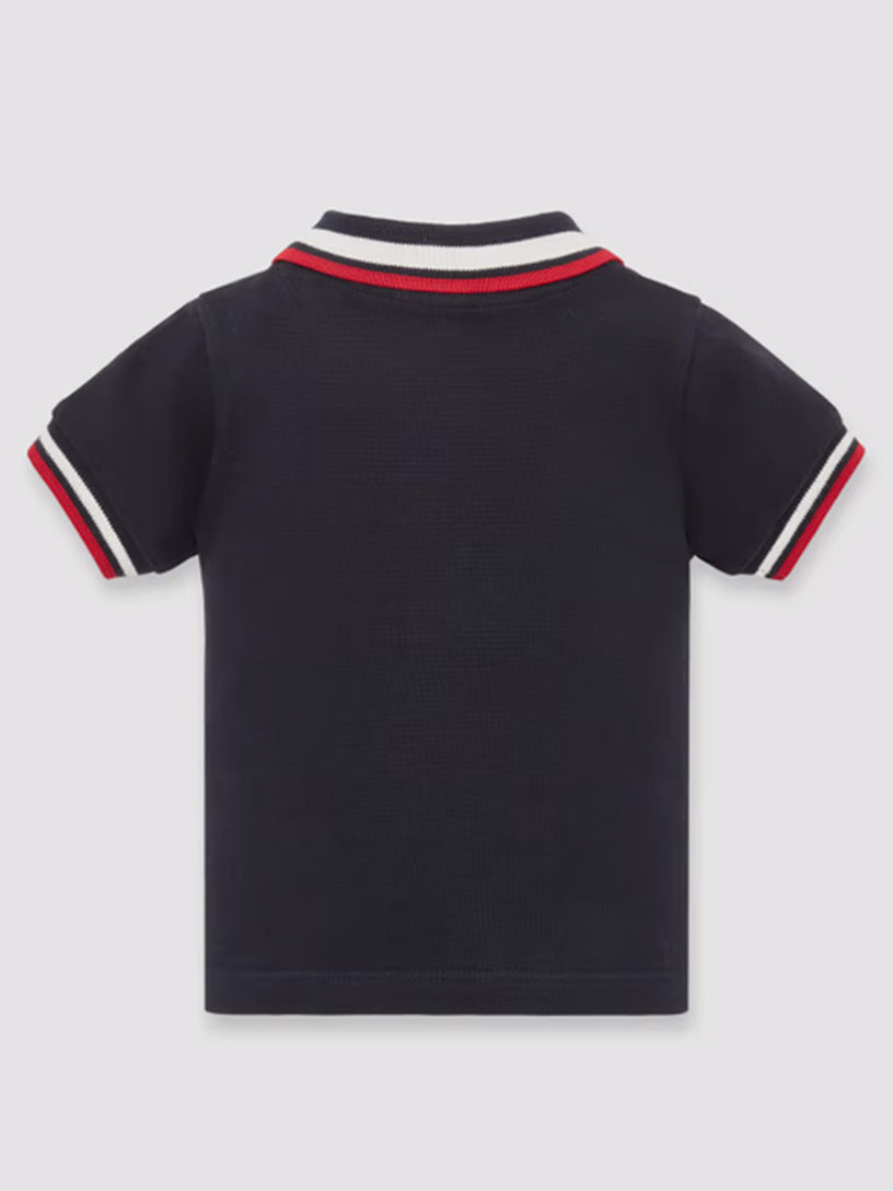 Cotton polo shirt with logo