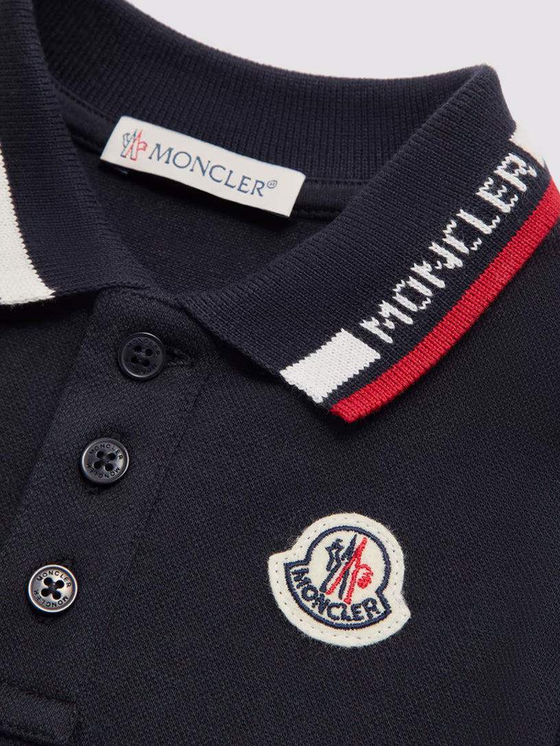 Cotton polo shirt with logo