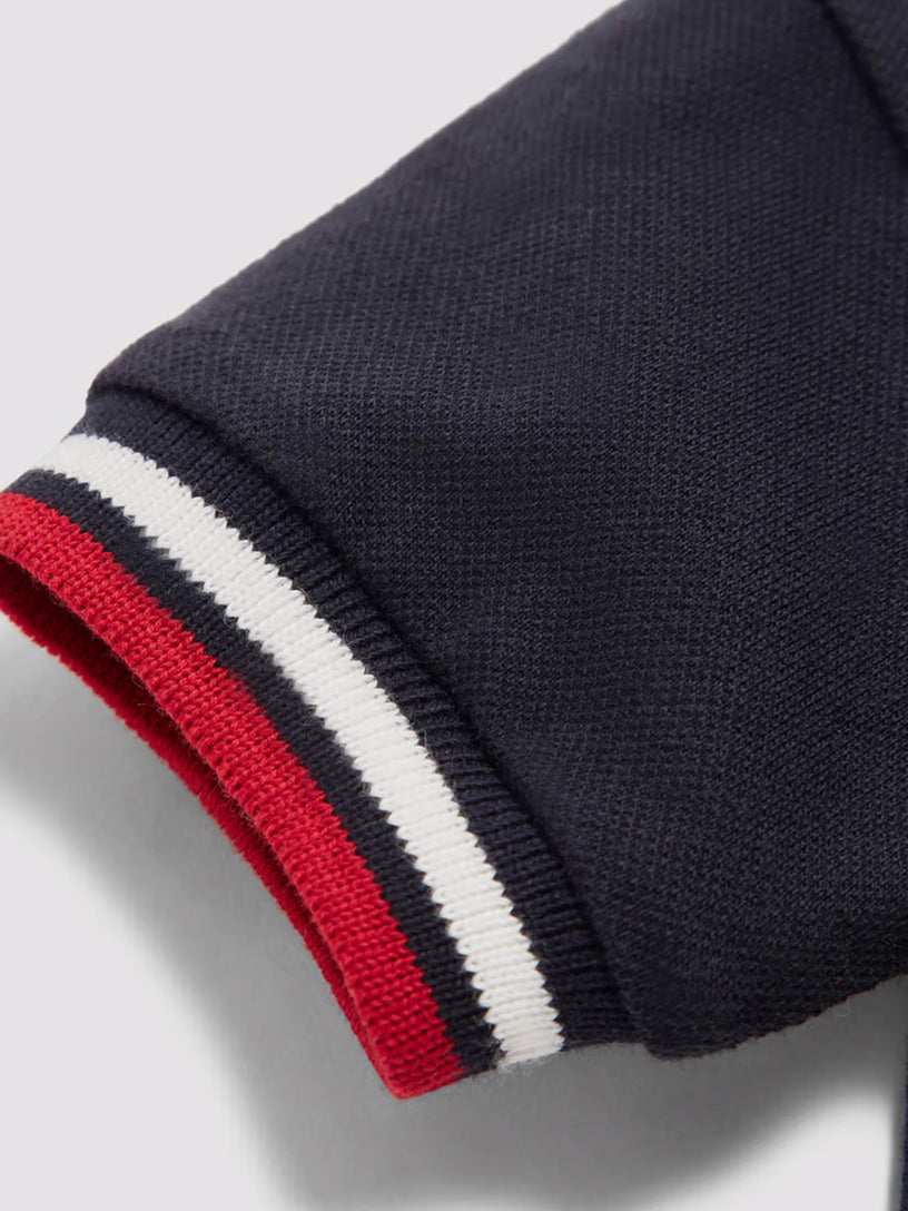 Cotton polo shirt with logo