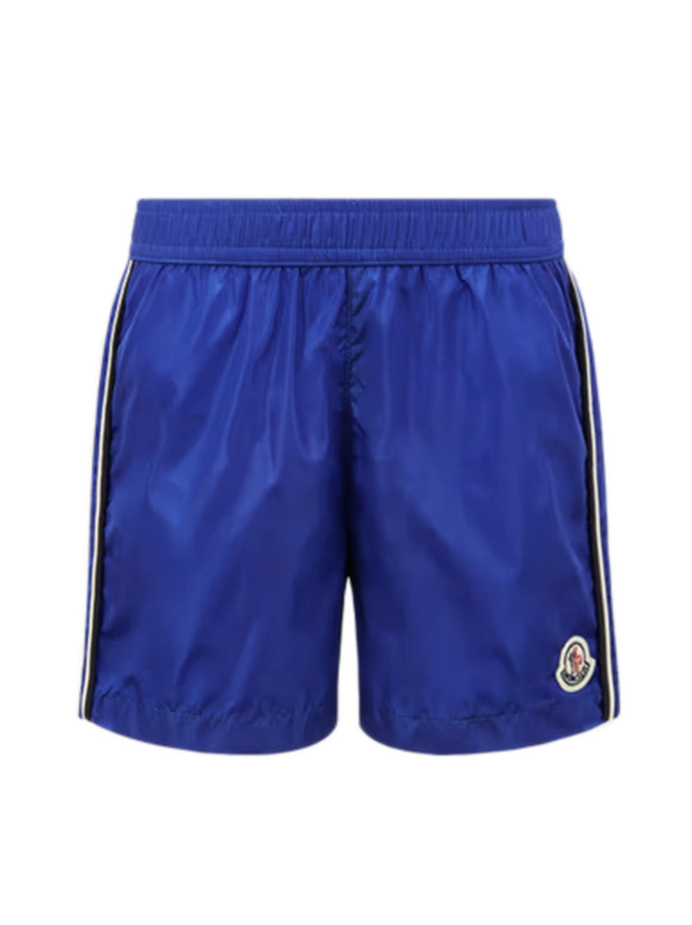 Tricolour-Trimmed Swim Shorts