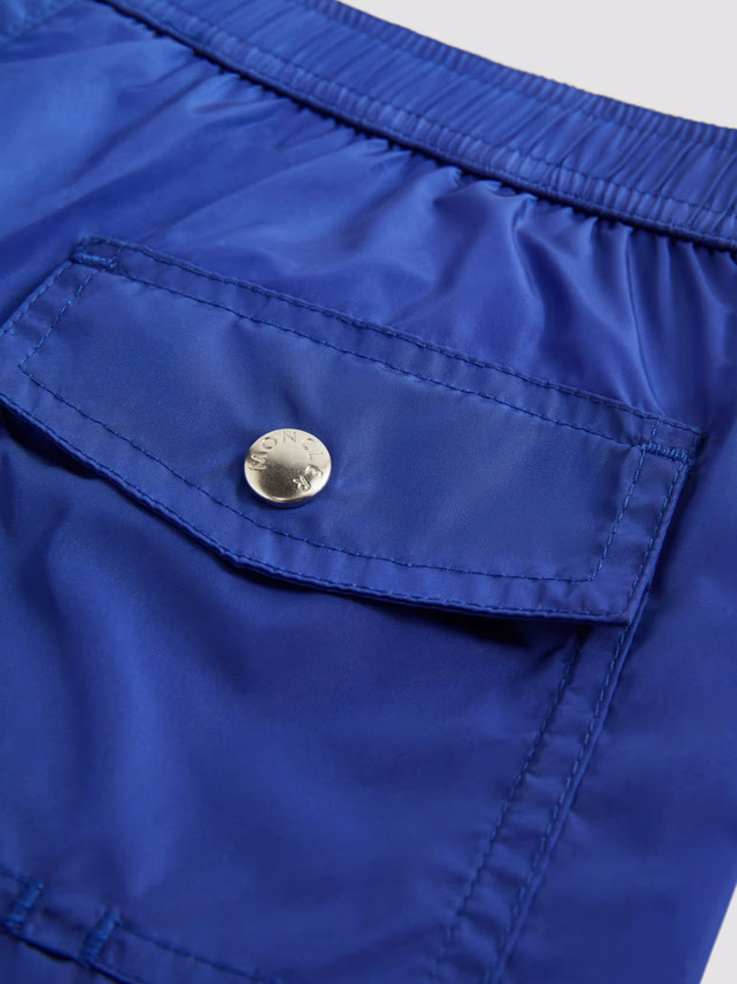 Tricolour-Trimmed Swim Shorts