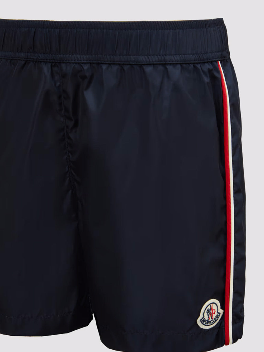 Tricolour-Trimmed Swim Shorts