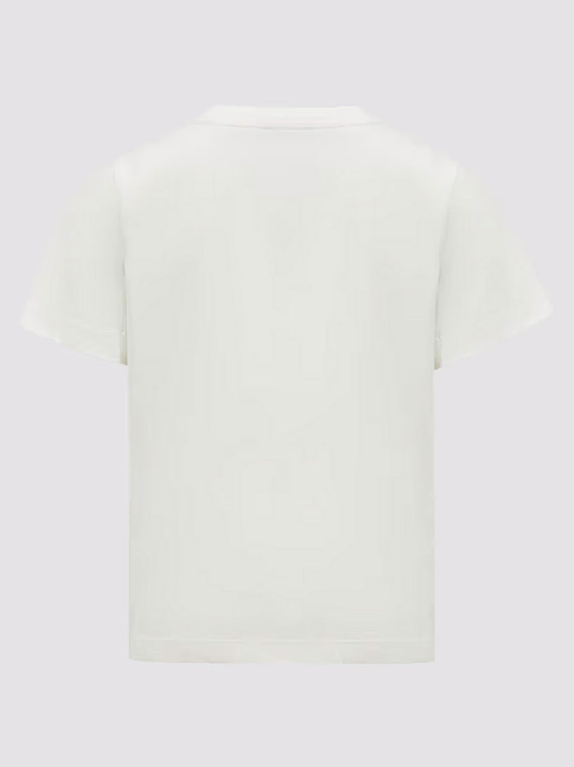 T-shirt with embroidered shark motif