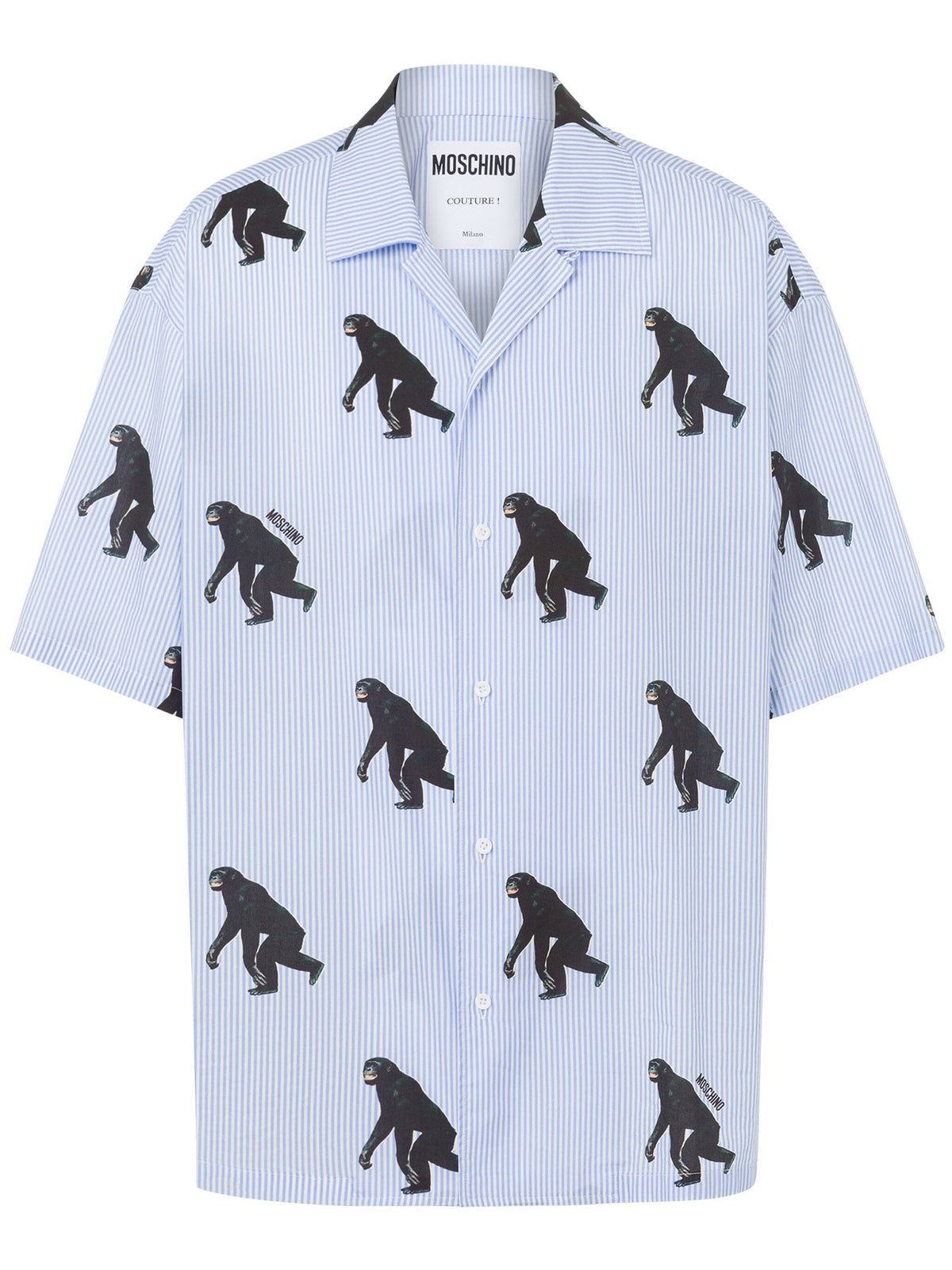 Poplin Shirt Allover Chimpanzee