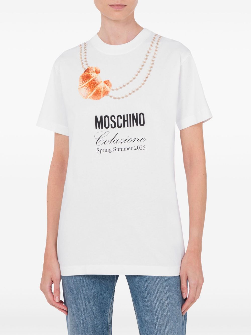 Moschino Breakfast organic jersey t-shirt