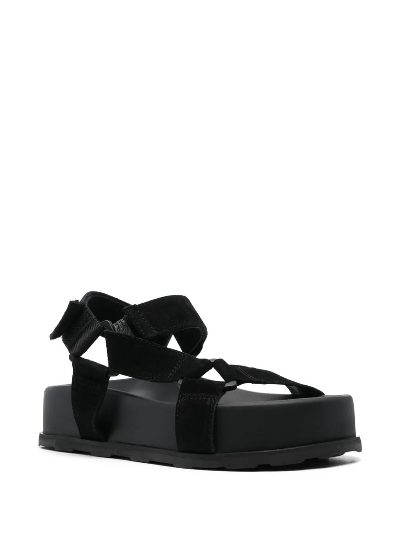 Sandals with logo