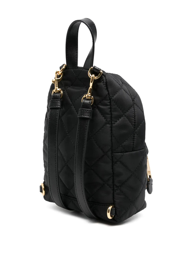 Mini quilted backpack with logo