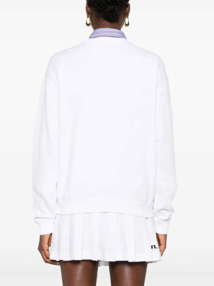 Lightweight fleece crew-neck pullover