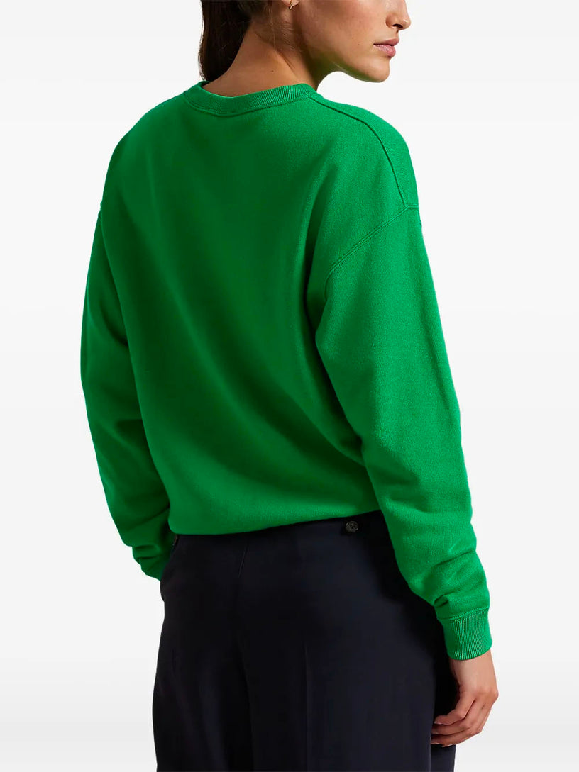 Lightweight fleece crew-neck pullover
