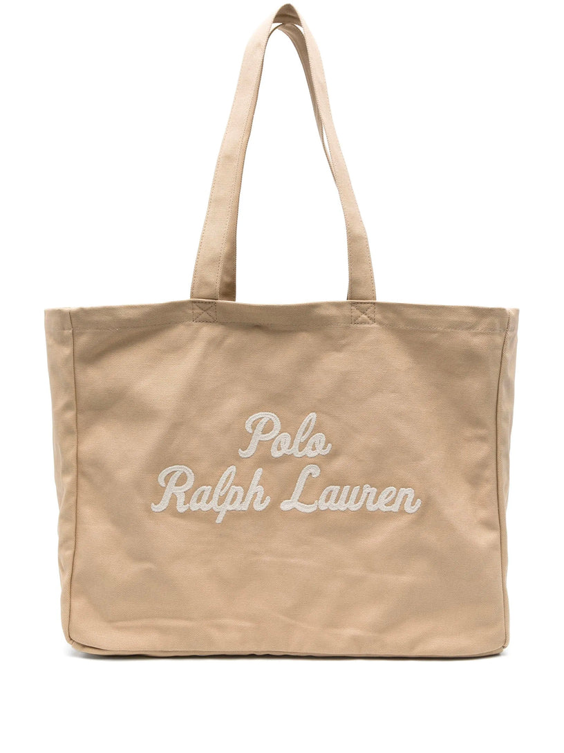Embroidered canvas tote