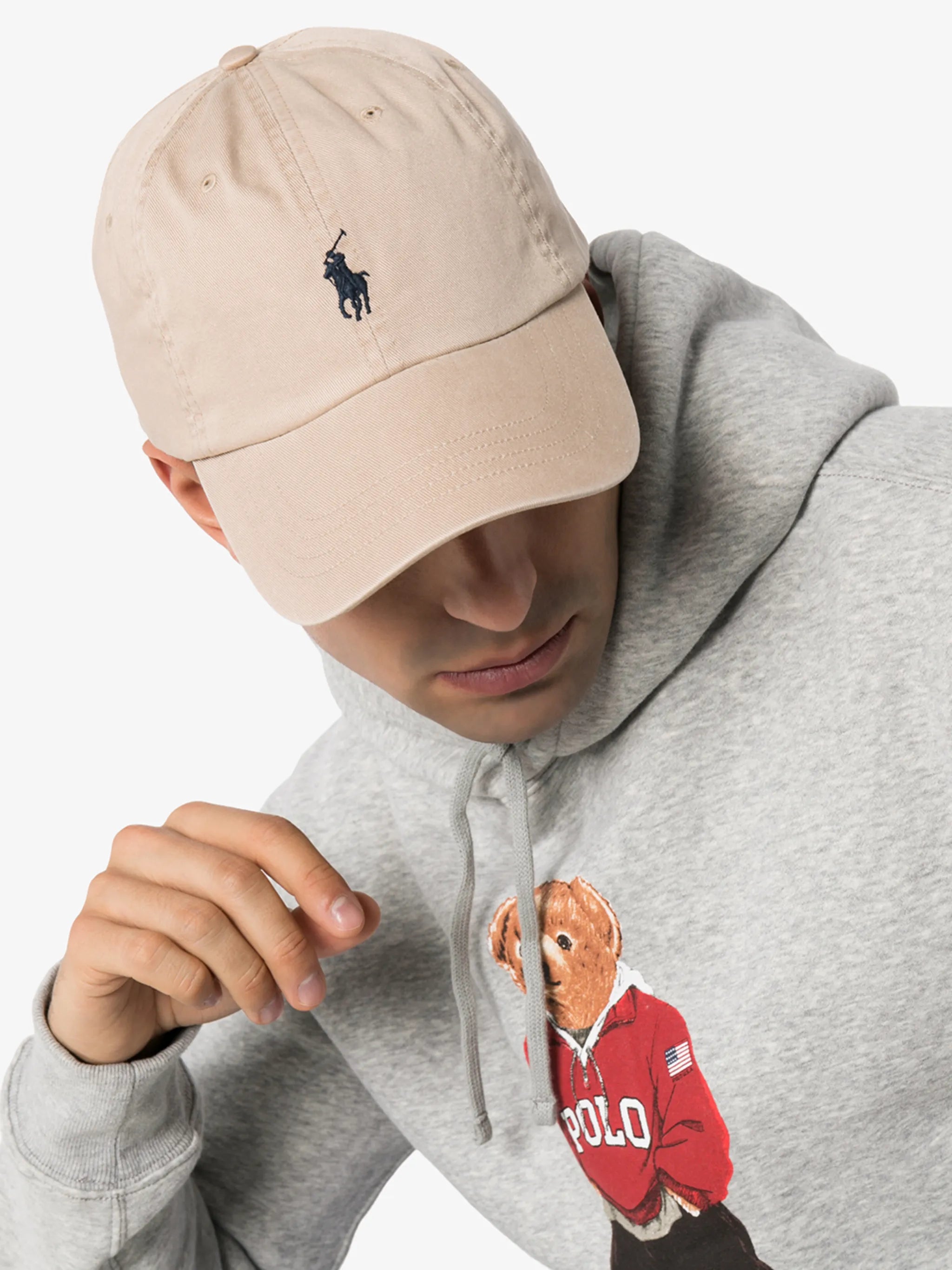 Logo baseball cap POLO RALPH LAUREN Beige | Grifo210