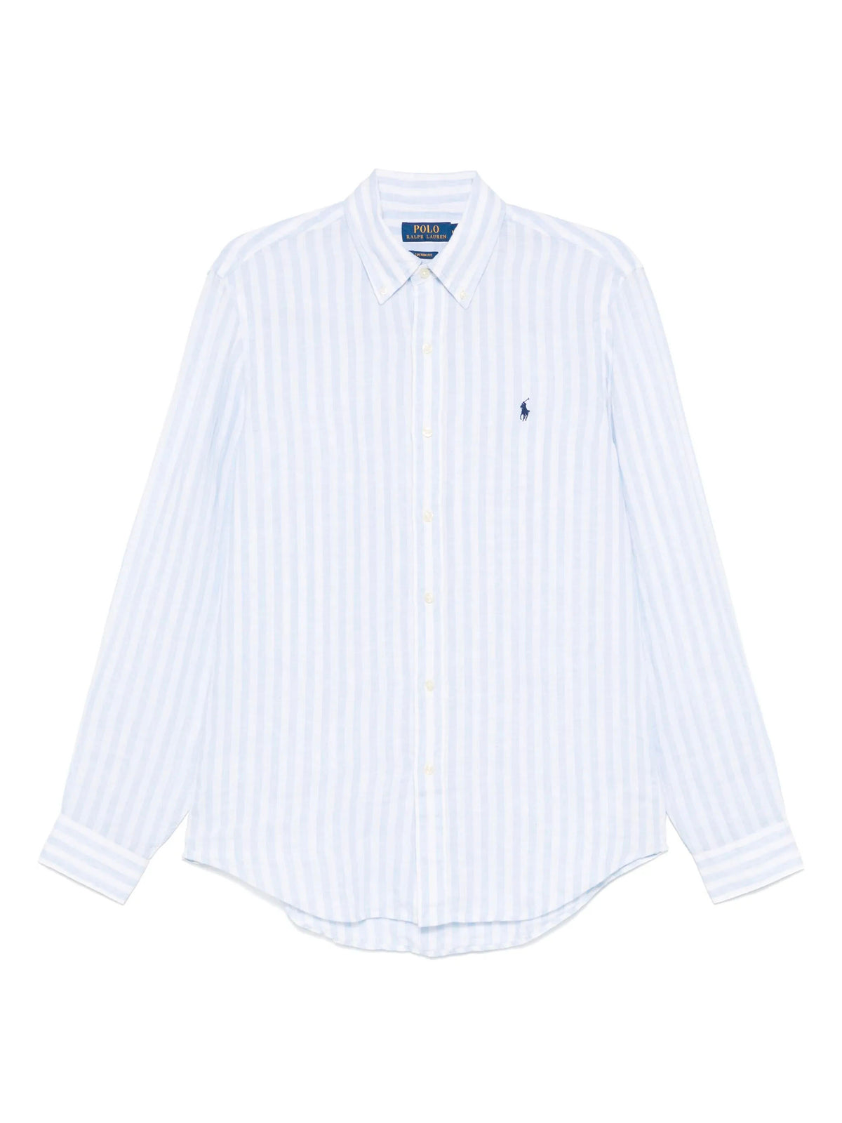 Custom-Fit Striped Linen Shirt