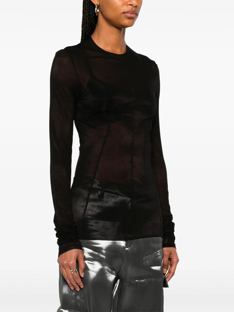 Stretch jersey top