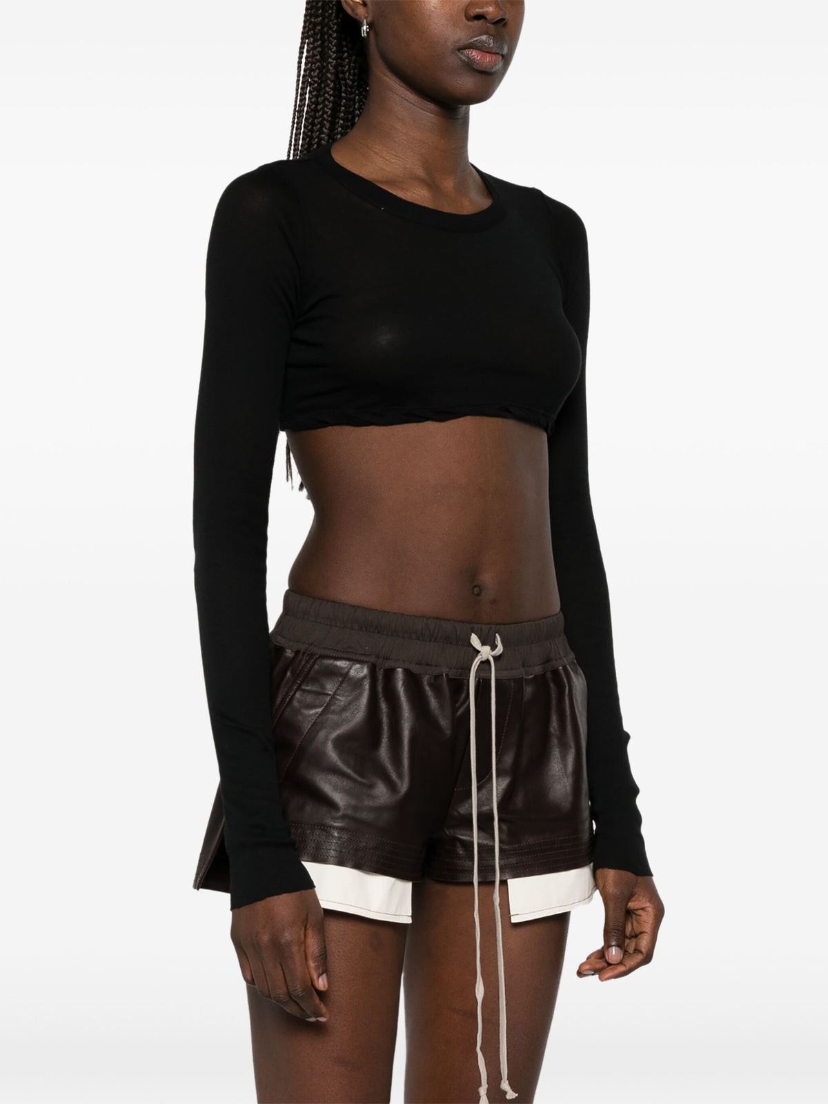 Ls Cotton crop top