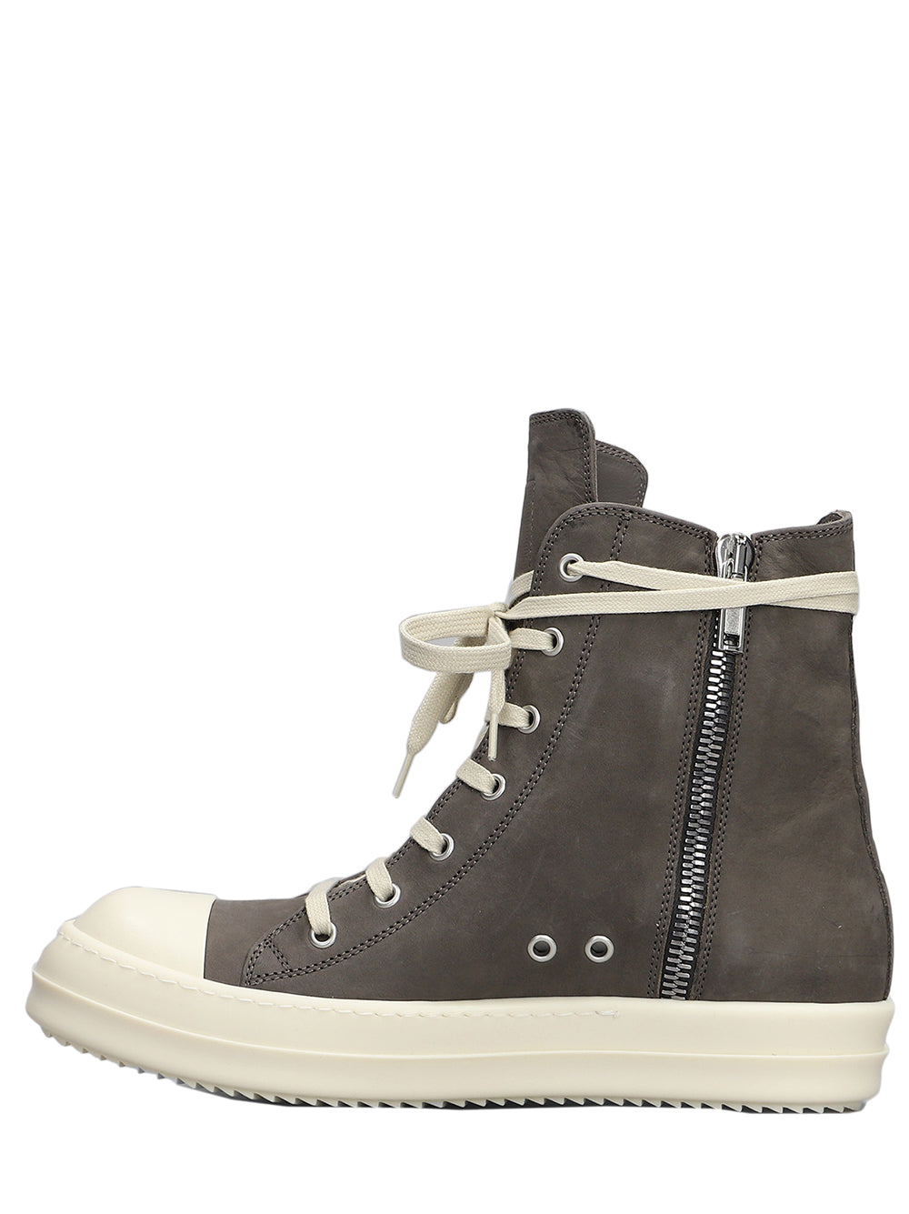 High sneakers in nubuck
