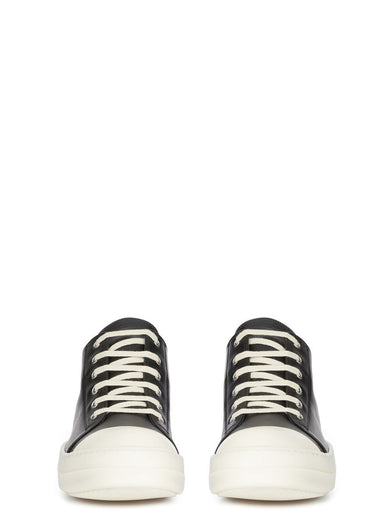 Low leather sneakers