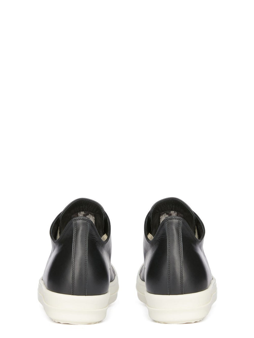 Low leather sneakers