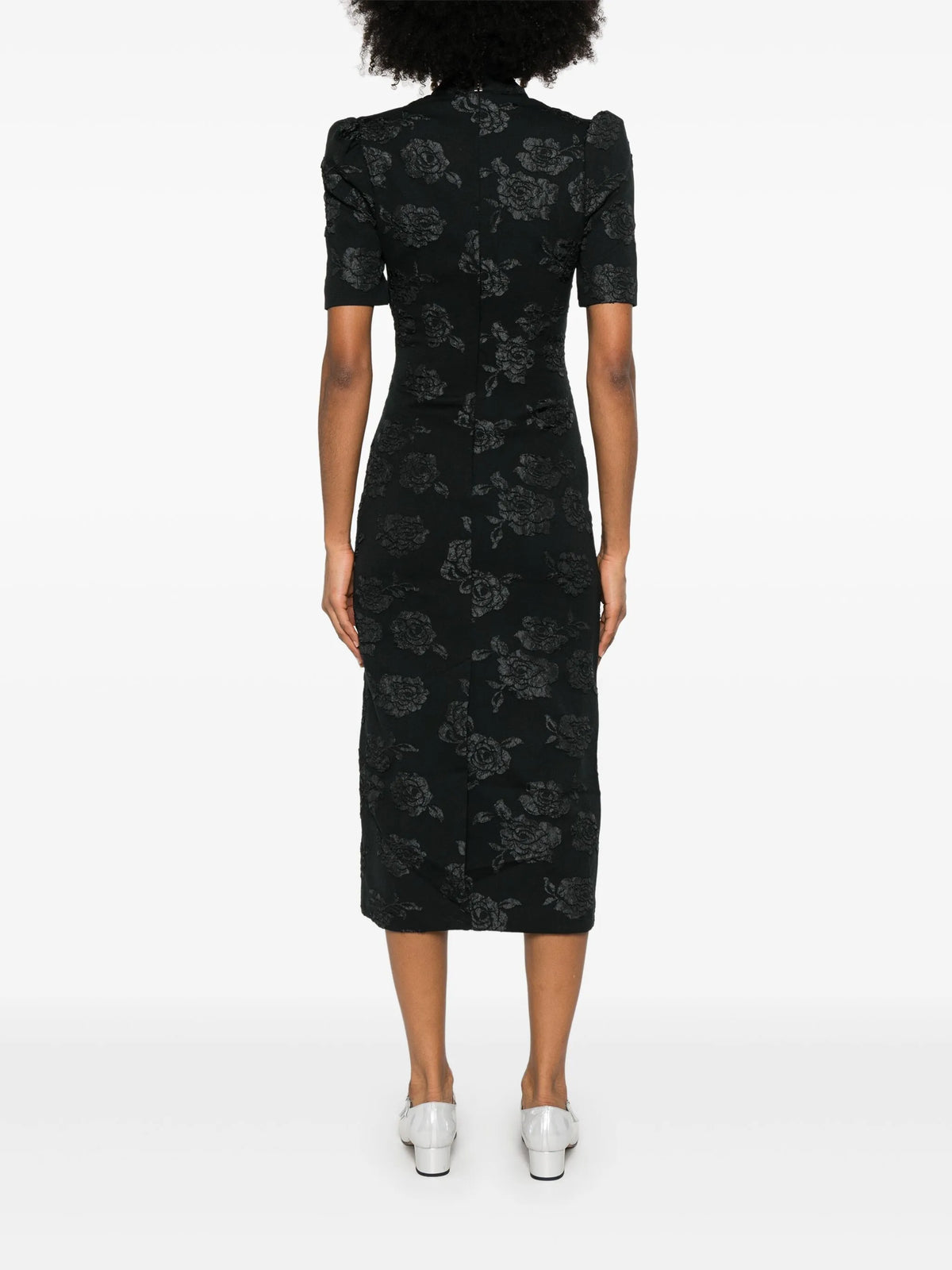 Midi jacquard dress