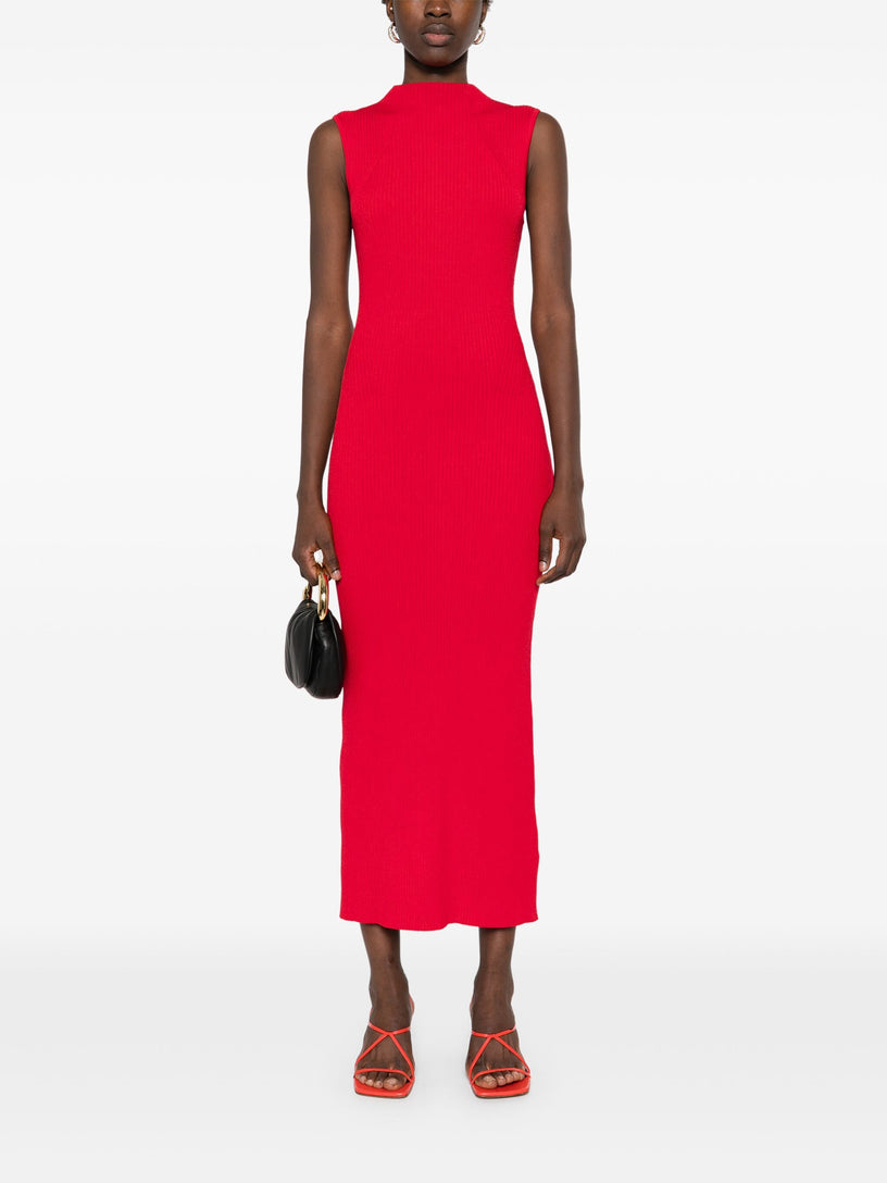 Knitted midi dress