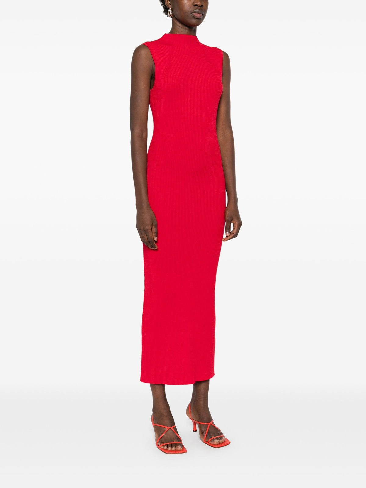 Knitted midi dress