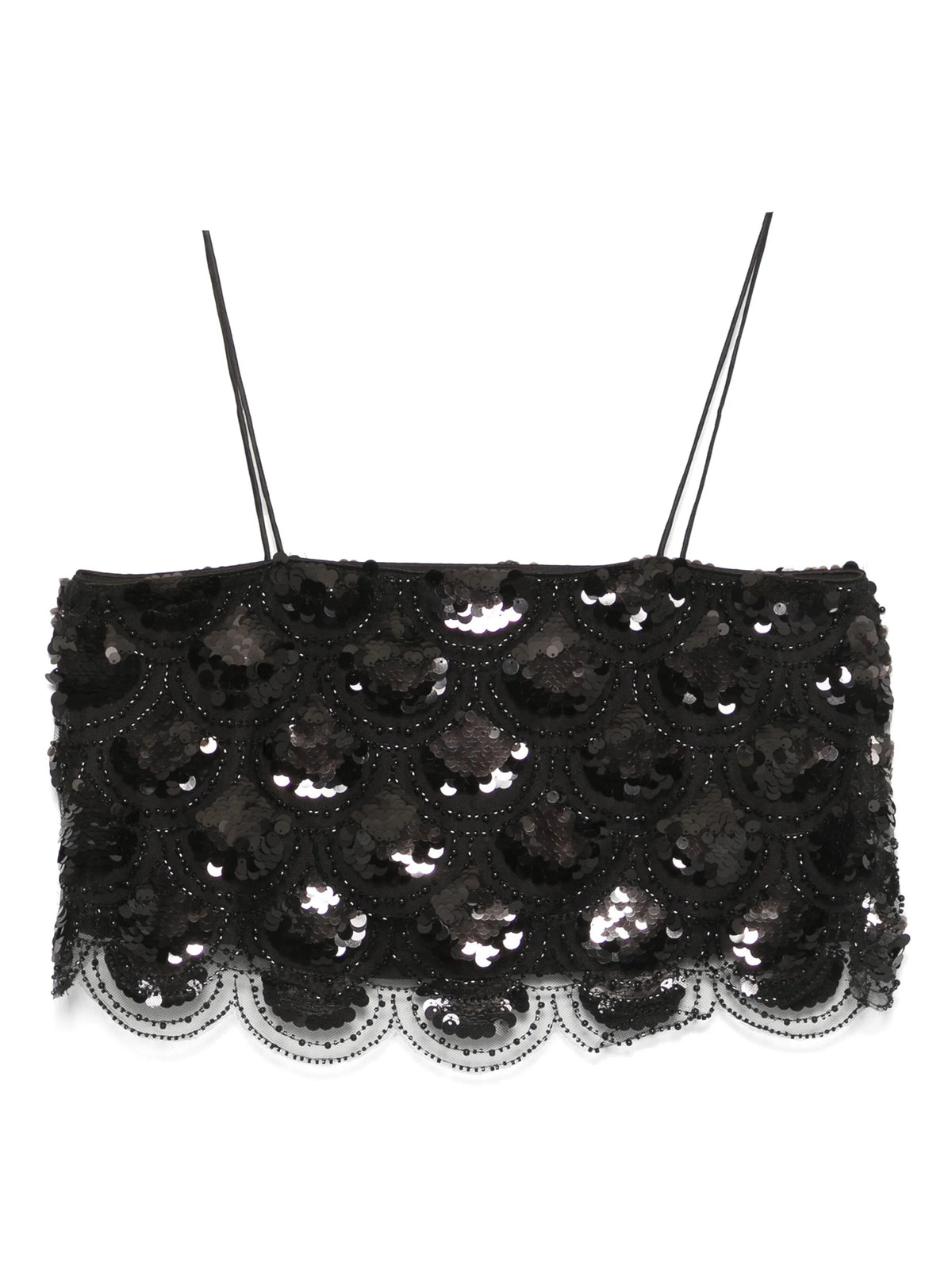 Sequins crop top