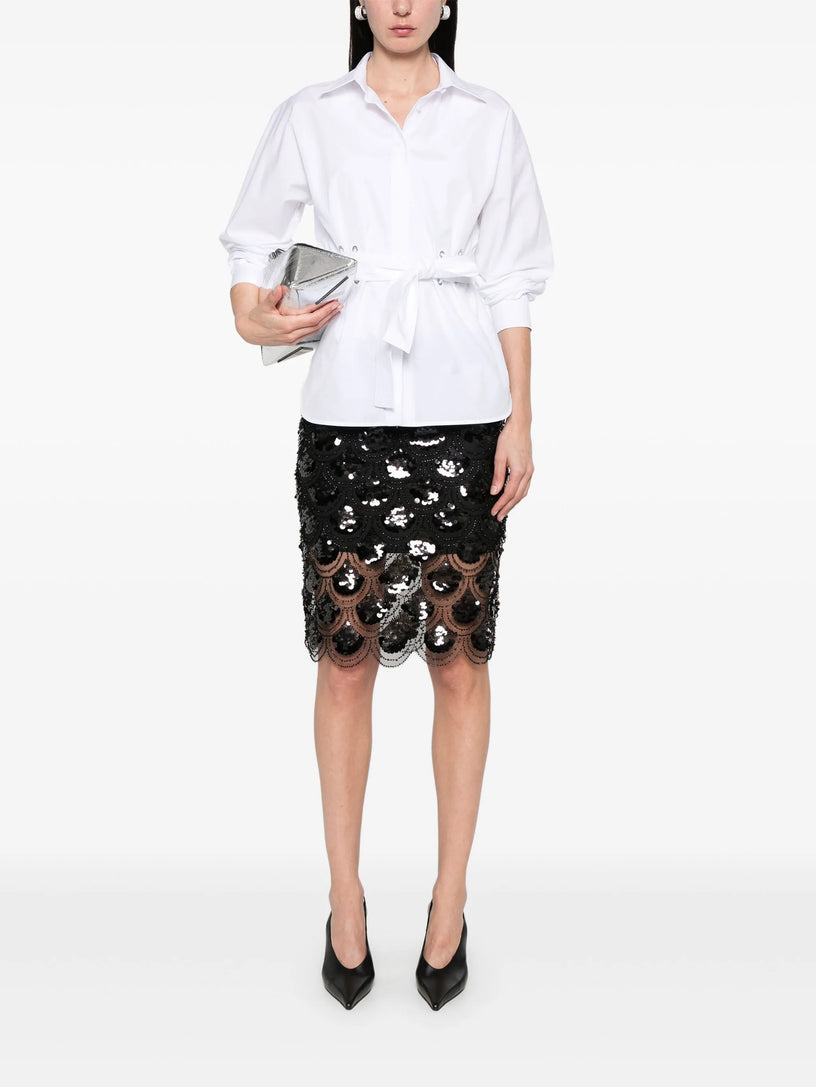 Sequins Pencil Skirt