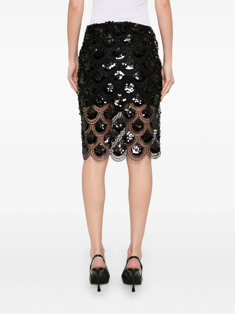 Sequins Pencil Skirt