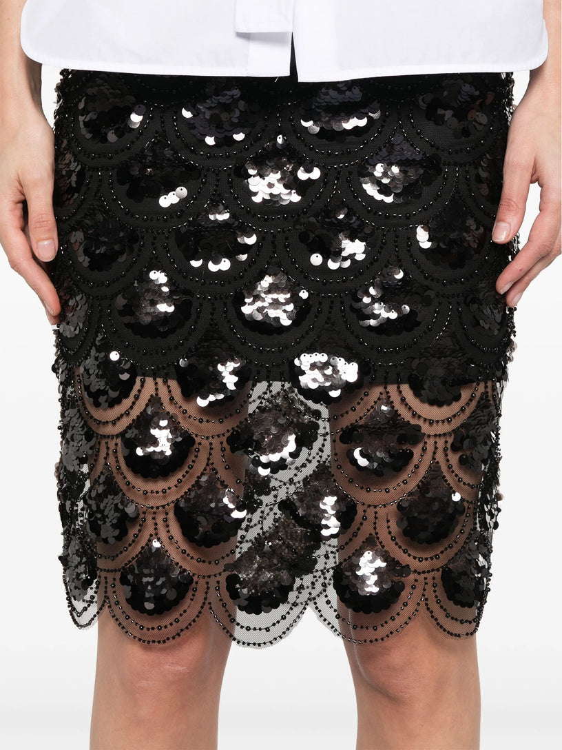 Sequins Pencil Skirt