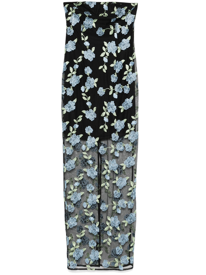 rotate flower mesh maxi dress Rotate Floral mesh maxi dress by ROTATE Birger Christensen