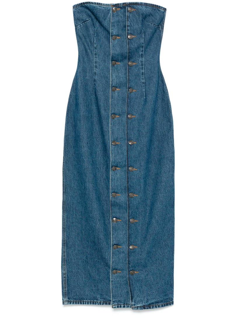 Denim Button Down Dress