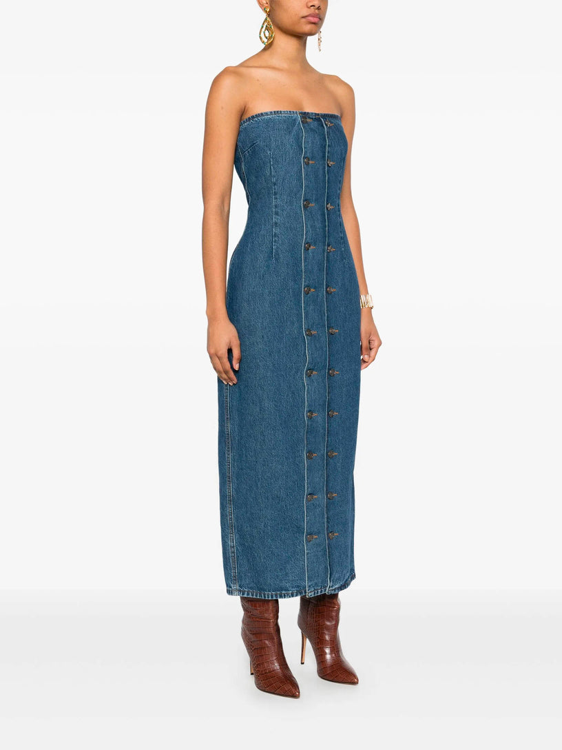 Denim Button Down Dress