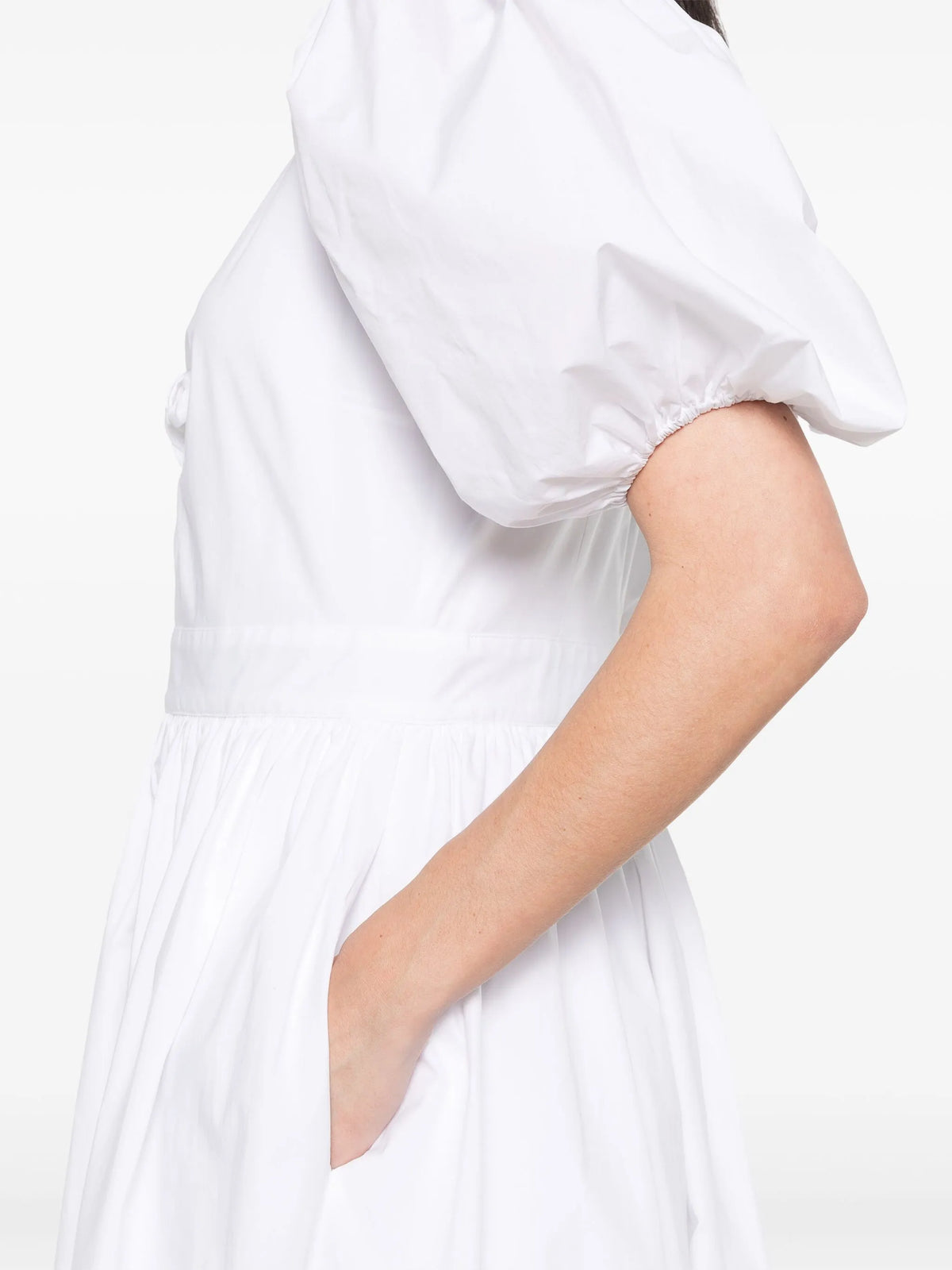 Puff Sleeve Midi Dress