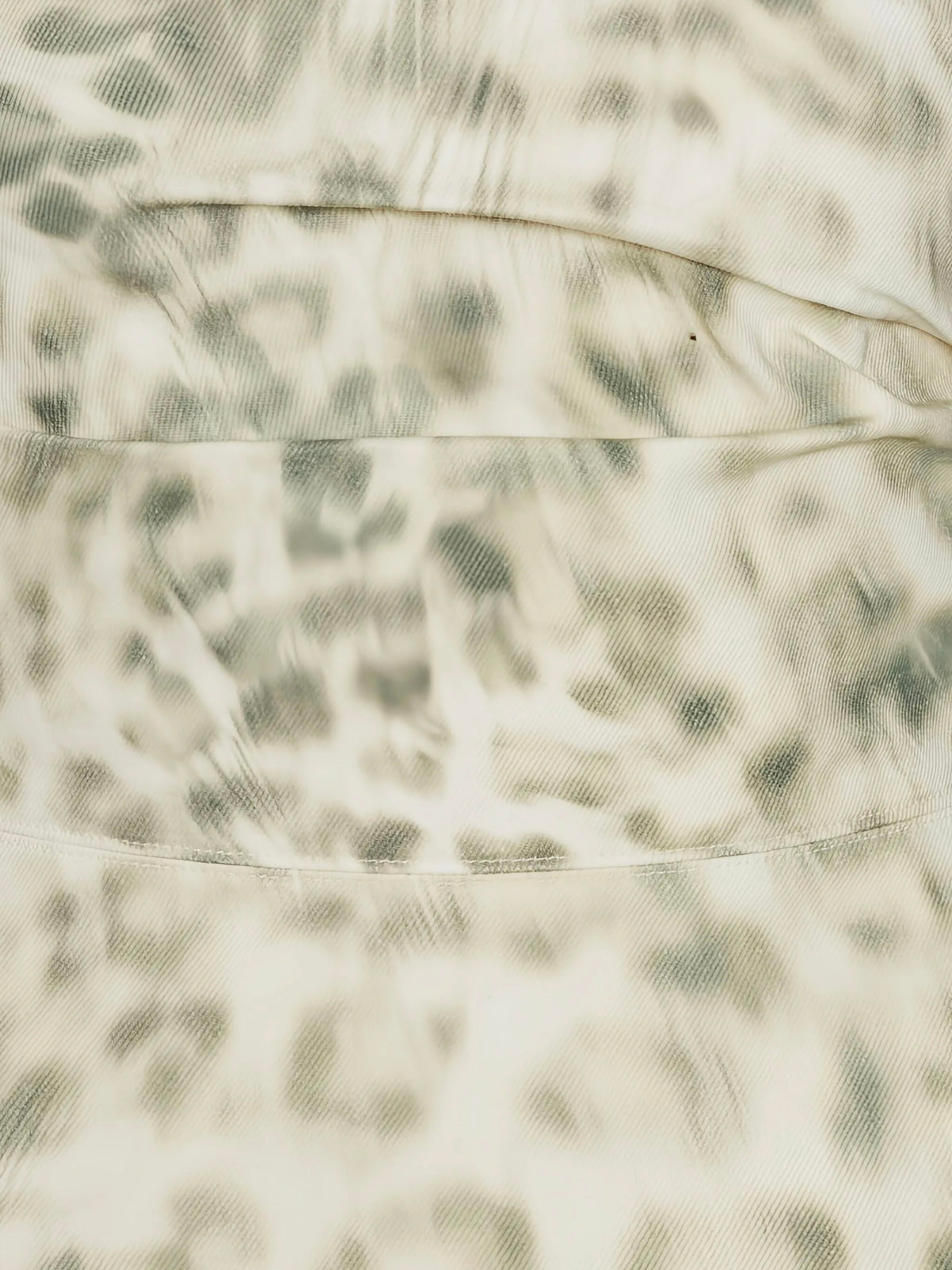 Printed denim top